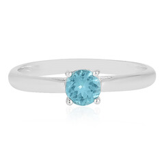 Blauer Apatit-Silberring