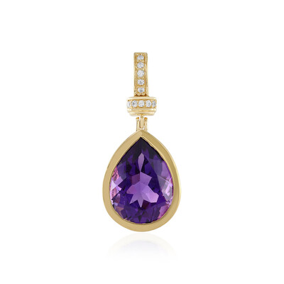 Sibirischer Amethyst-Silberanhänger