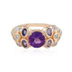 Sibirischer Amethyst-Silberring (Adela Silber)