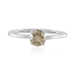 I2 Champagner-Diamant-Platinring