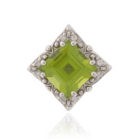 Arizona-Peridot-Silberanhänger