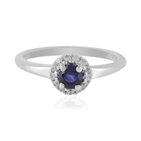 Blauer Madagaskar-Saphir-Silberring