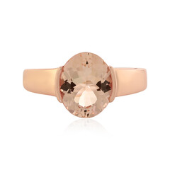 Pfirsich-Morganit-Goldring