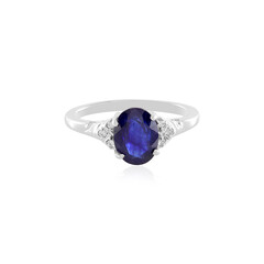Blauer Madagaskar-Saphir-Silberring