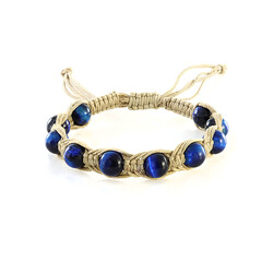 Blaues Tigerauge-Armband