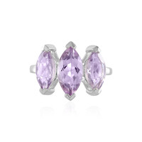 Lavendel-Amethyst-Silberring