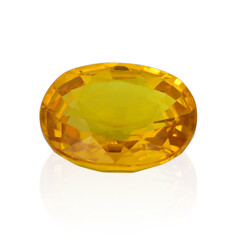 Gelber Ceylon-Saphir 3,82 ct