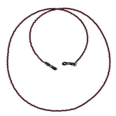 Mosambik-Granat-Brillenkette