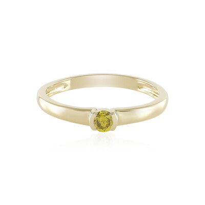 Gelber I1 Brillant-Goldring
