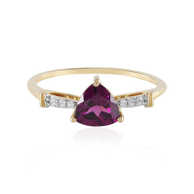 Magenta-Granat-Goldring