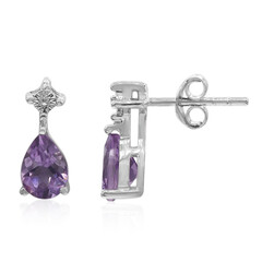 Amethyst-Silberohrringe