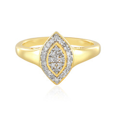I2 (I) Diamant-Silberring