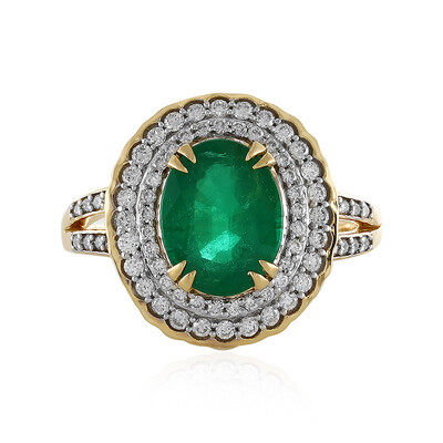 AAA-Sambia-Smaragd-Goldring (D'vyere)
