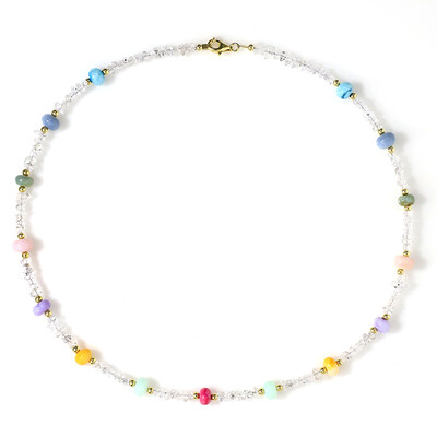 Äthiopischer Opal-Silberhalskette (Riya)