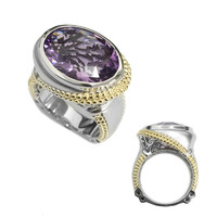 Sambia-Amethyst-Silberring (Dallas Prince Designs)