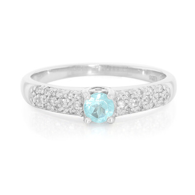 Blauer Apatit-Silberring