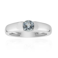 Brasilianischer Aquamarin-Silberring