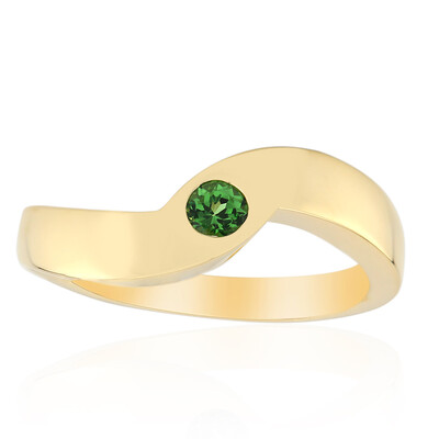 AAA-Kenianischer Tsavorit-Goldring