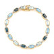 Topas-Silberarmband