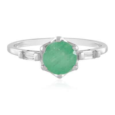 Brasilianischer Smaragd-Goldring