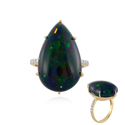 Mezezo-Opal-Goldring (AMAYANI)