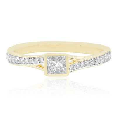 SI1 (G) Diamant-Goldring (Annette)