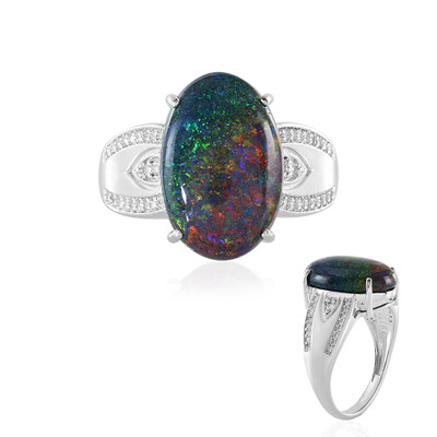 Andamooka-Matrix-Opal-Goldring (AMAYANI)