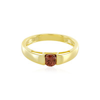 Roter Zirkon-Silberring