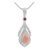 Rhodochrosit-Silberhalskette (Dallas Prince Designs)