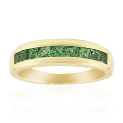 AAA-Kenianischer Tsavorit-Goldring