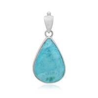 Larimar-Silberanhänger
