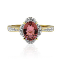 Pinkfarbener Turmalin-Goldring (Adela Gold)