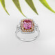 Pinkfarbener Spinell-Goldring (CIRARI)