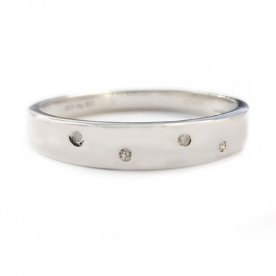 Diamant-Silberring