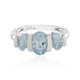 Brasilianischer Aquamarin-Silberring