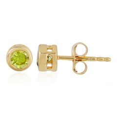 Peridot-Silberohrringe