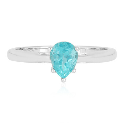 Blauer Apatit-Silberring