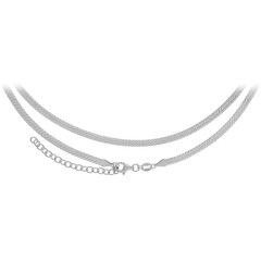 Silber-Heringbonekette - 46-51 cm - 7,52 g