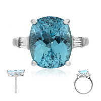 AAA-Brasilianischer Aquamarin-Goldring (AMAYANI)