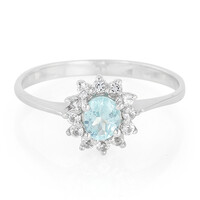 Blauer Apatit-Silberring