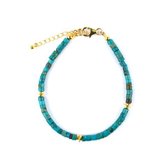Türkis-Silberarmband