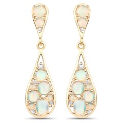 Welo-Opal-Silberohrringe