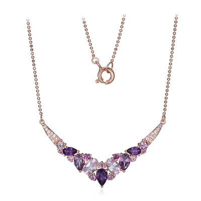 Amethyst-Silbercollier