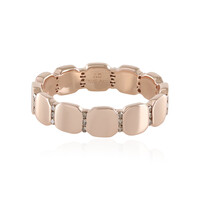 I2 Champagner-Diamant-Silberring