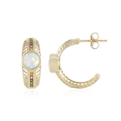 Welo-Opal-Goldohrringe (Ornaments by de Melo)