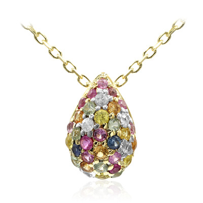 Edelstein-Goldhalskette (Adela Gold)