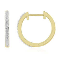 I4 (J) Diamant-Goldohrringe