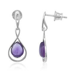 Amethyst-Silberohrringe