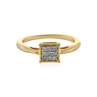 I1 (I) Diamant-Silberring