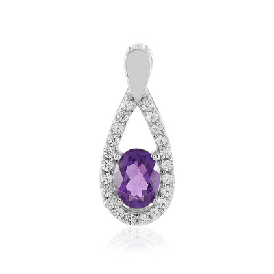 Sibirischer Amethyst-Silberanhänger